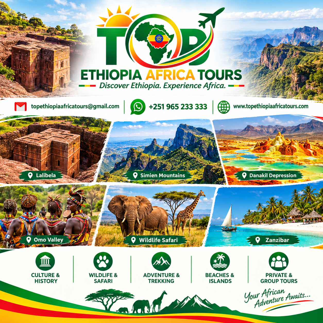 Top Ethiopia Africa Tours