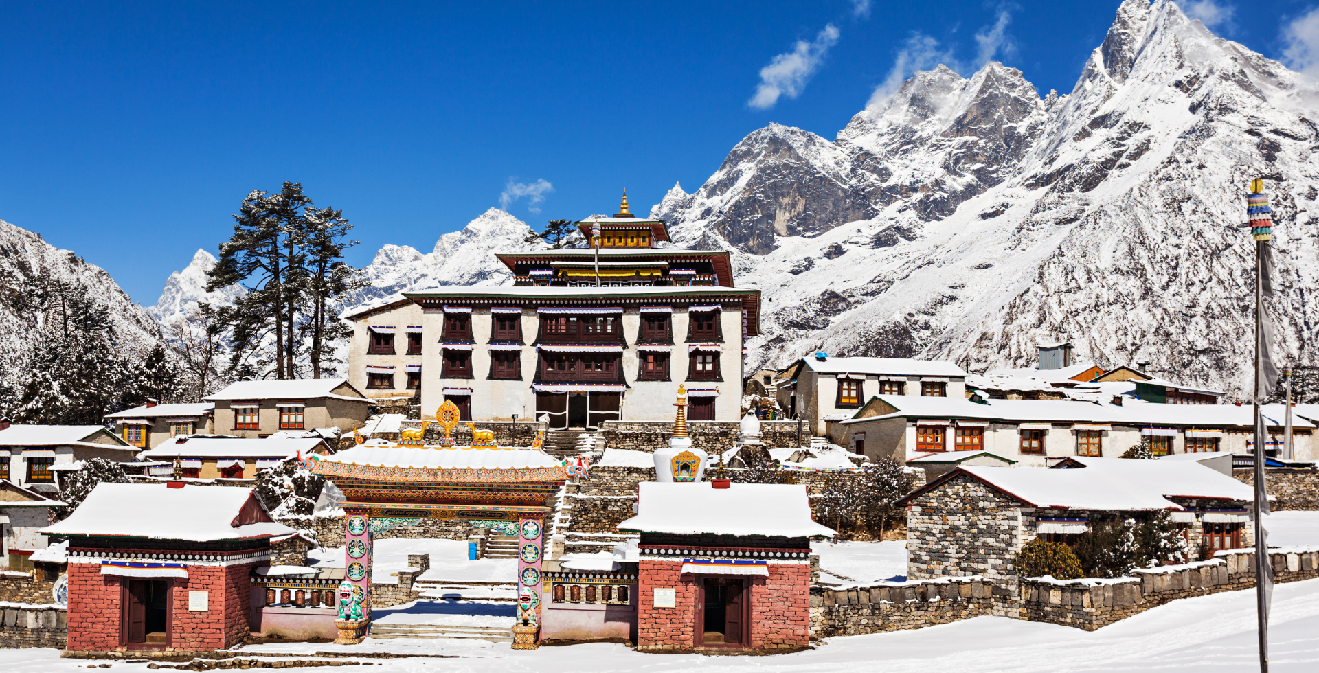 1 Month Buddhist Monastery Retreats in Tengboche