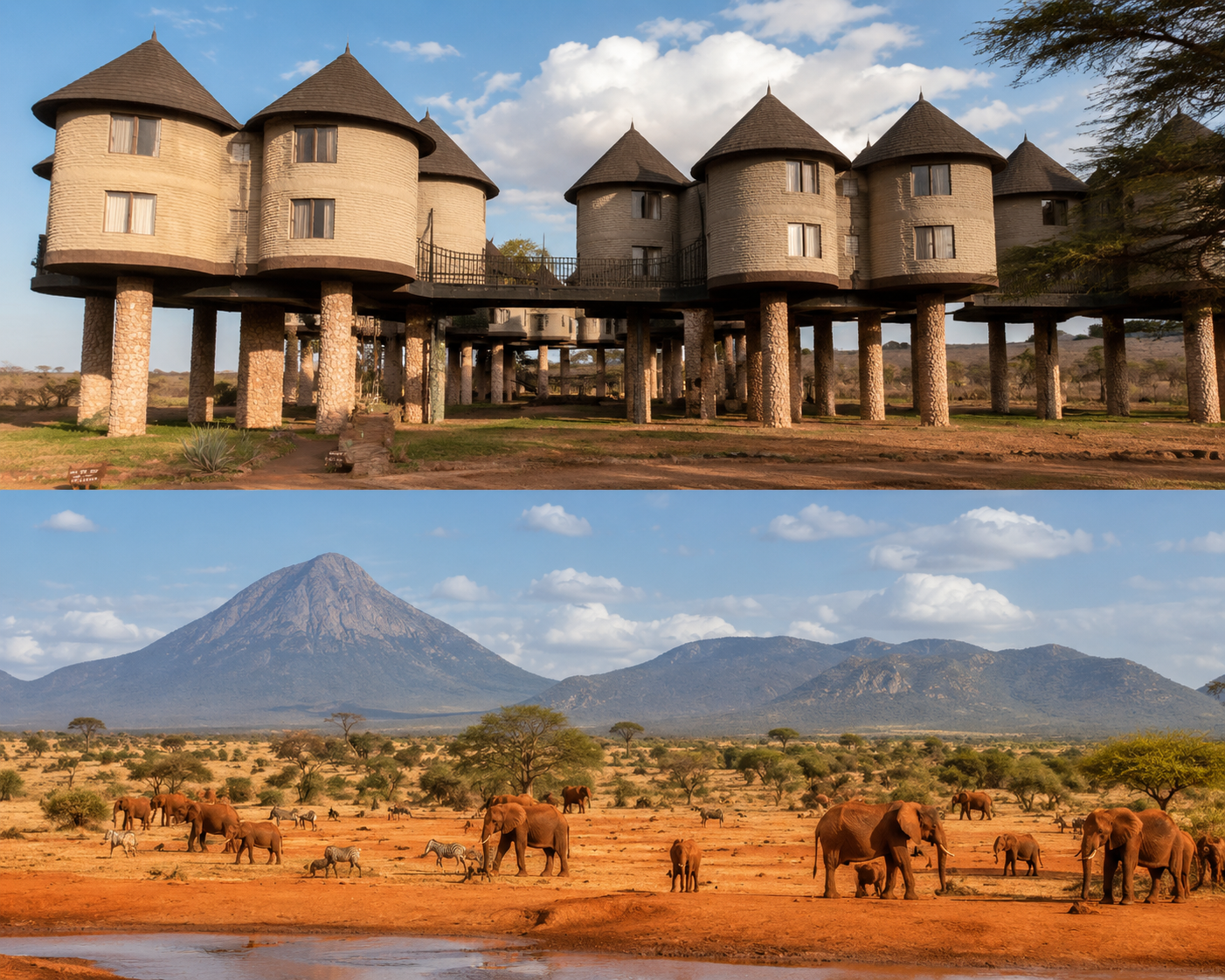 8Days  Safari:Amboseli, Tsavo &Diani Beach Tour