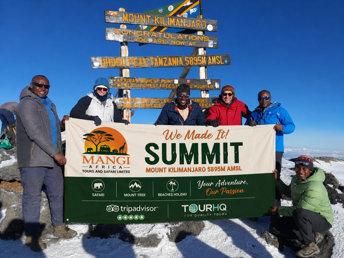 6-Day Mount Kilimanjaro Marangu Route Trek